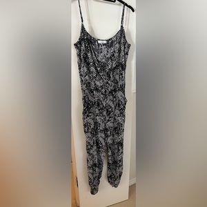 Parker black and white jumpsuit